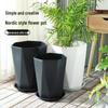 BEIERLAN FD06 Modern Plastic Planter with Tray