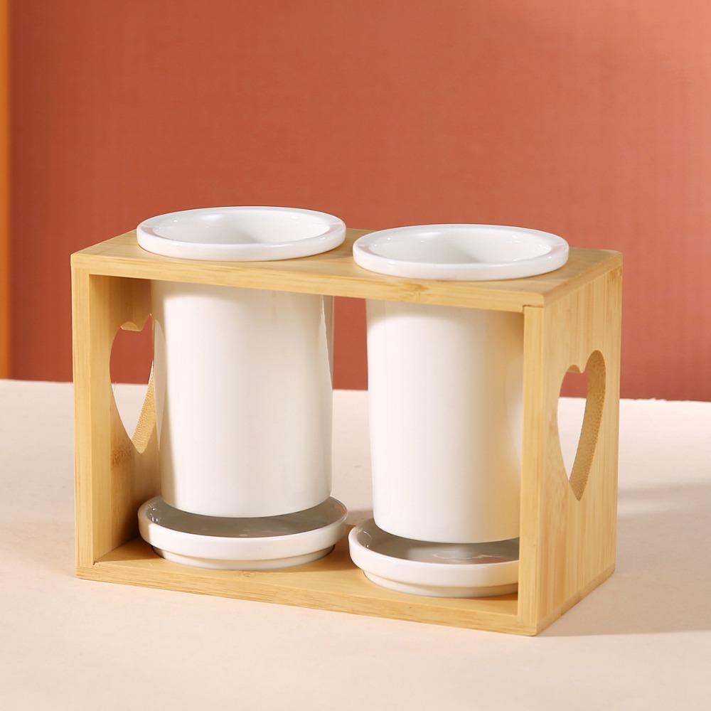 

Ceramic Cutlery Storage Rack Anti-mildew Tableware Holder Multi-function Drain Rack Dining Room белый