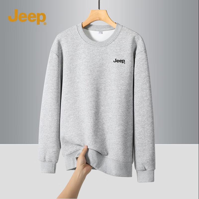 JEEP Men s Heavyweight American Style Crew Neck Sweatshirt 3XL