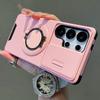 Slide Camera Protection Case For Samsung S26 S25 S24 S23 FE S22 Ultra Plus A57 A17 A56 A36 A16 A06 A55 A35 Magnetic Holder Cover