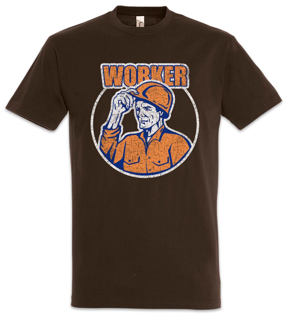 

Worker I T-Shirt Mens Womens Tees Top Handcraft Artisans Artisan Socialism Communism Working Class L