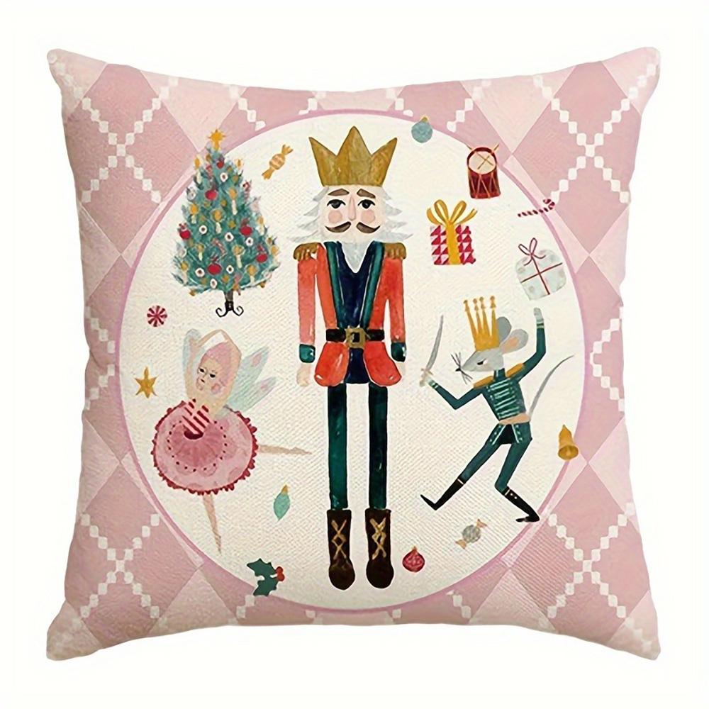 1pcs Christmas-themed Pillow Covers Set ,Suitable for Christmas Home Decoration Pillowcase, Without Pillow Core.