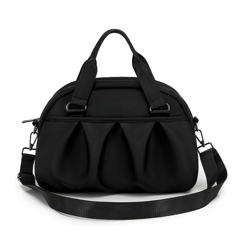 Women's Shoulder Bag Nylon Handbag Lightweight Multi-Layer Waterproof Crossbody Bag