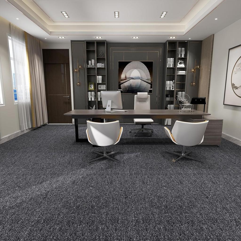 30x30cm Self-Adhesive Carpet Modern Carpet Stitching Color Living Room Carpet Self Adhesive Ground Mat Decor Office Rug 10-40PCS
