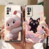 Cute Cartoon Phone Case For OPPO Reno5 Z / Reno6 Z Soft Silicone Shockproof Cover For Oppo Reno 5Z 6Z 5G Cases Bumpers