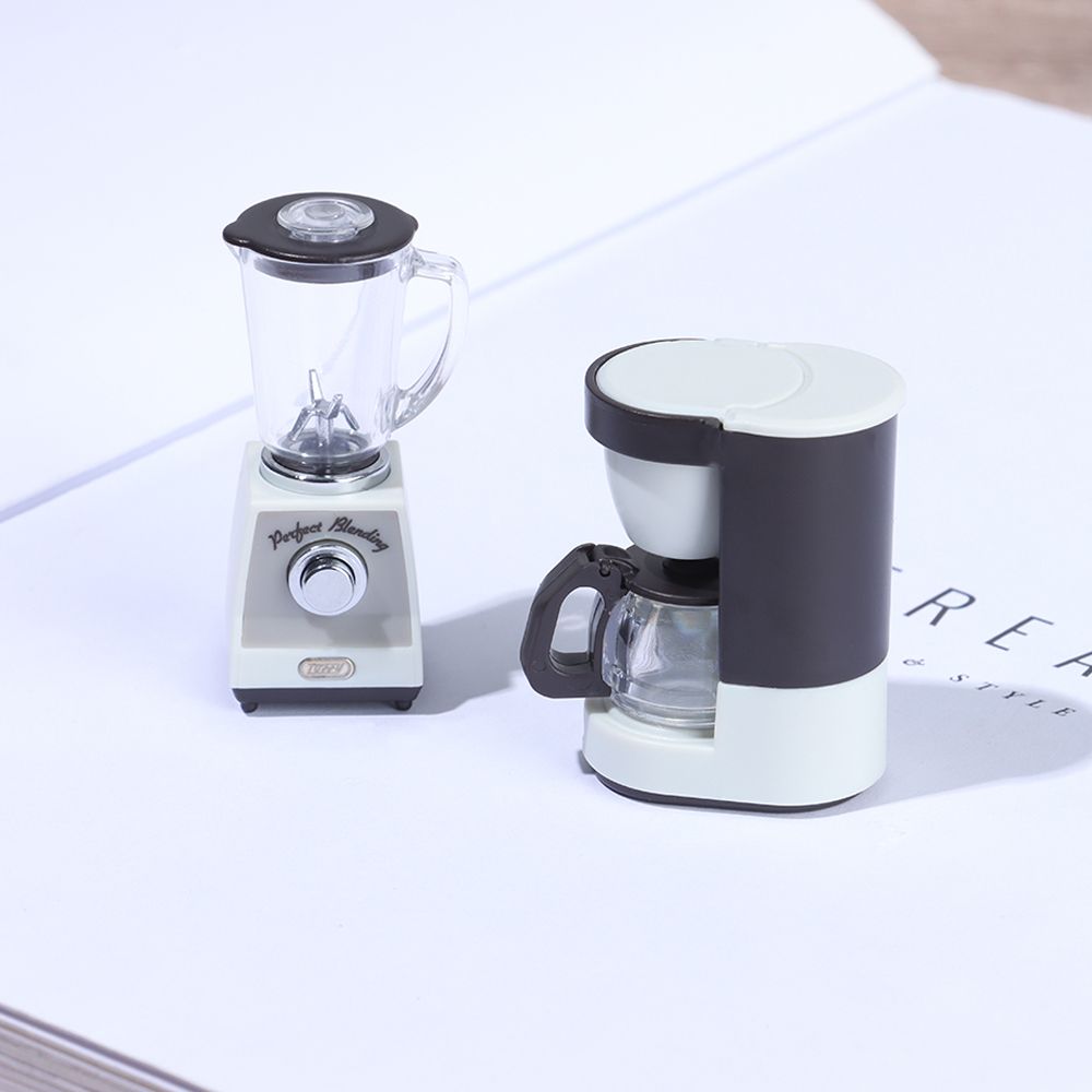 Display Coffee Pot Kitchen Furniture Doll House Miniature Accessories 1:12 Dollhouse Coffee Maker