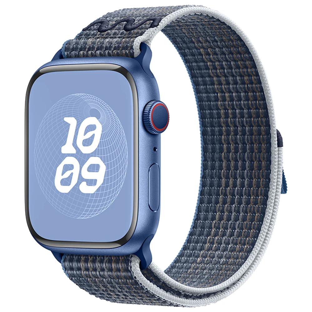 Nylonband für Apple Watch Band 49 mm 44 mm 40 mm 45 mm 41 mm 42 mm 44 45 49 mm Correa Armband iWatch Ultra Serie 7 6 5 3 SE 8 Armband