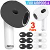 Silikonové koncovky do uší pro Apple AirPods 4 Náhradní Ultra tenké gumové koncovky do uší pro Airpod 4 Protiskluzový kryt na sluchátka