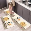 Cartoon Non-slip Soft Kitchen Mat Home Long Strip Kitchens Rug Set Entrance Doormat Washable Hallway Carpet Bath Living Room Rug