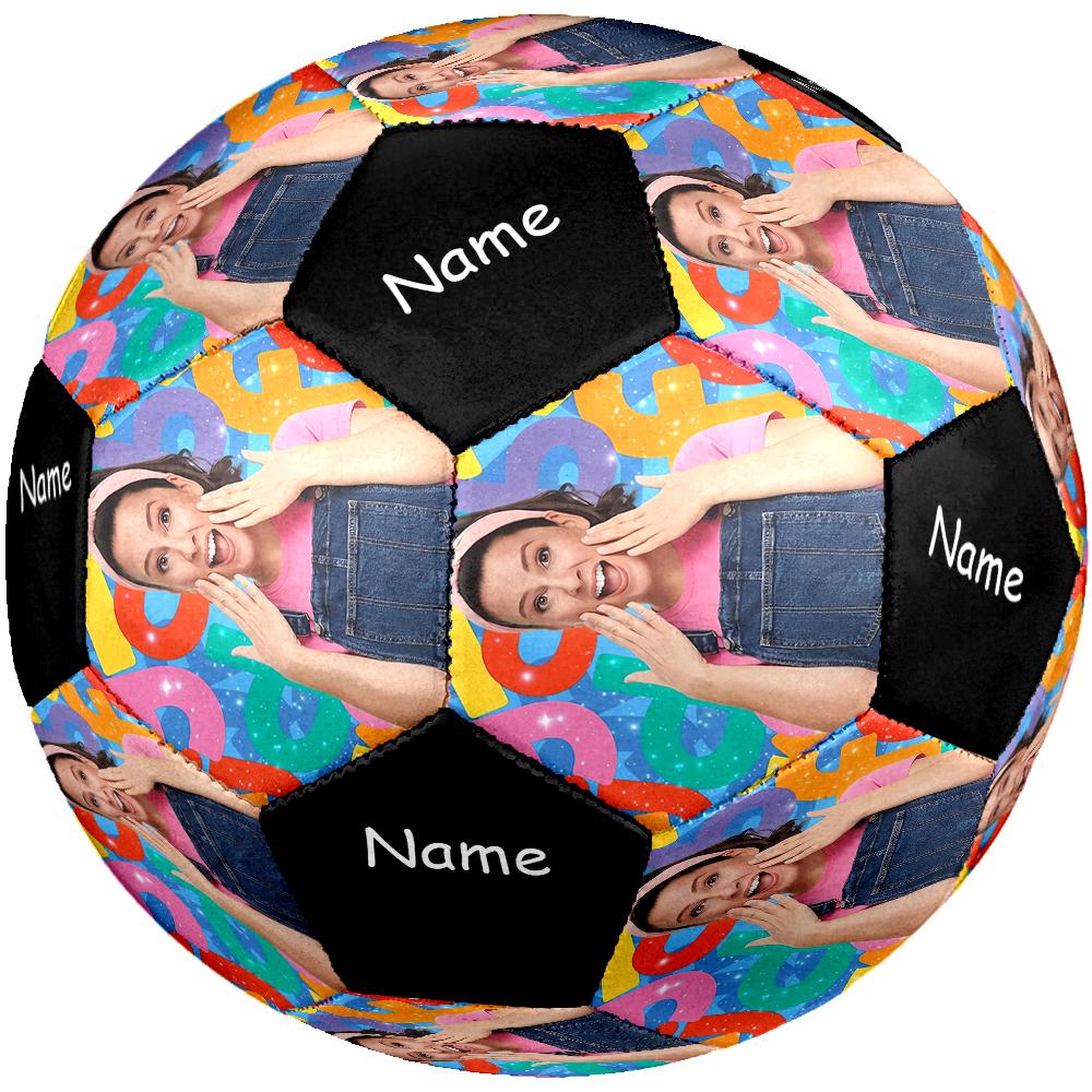 Nome Personalizzato Sig.ra. Pallone da Calcio Tema Rachel Taglia 5, Adatto Sia per Partite Indoor che Outdoor, un Regalo Adatto a Tutti.