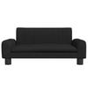 VidaXL Canapé pour enfants noir 70x45x30 cm tissu 3196273