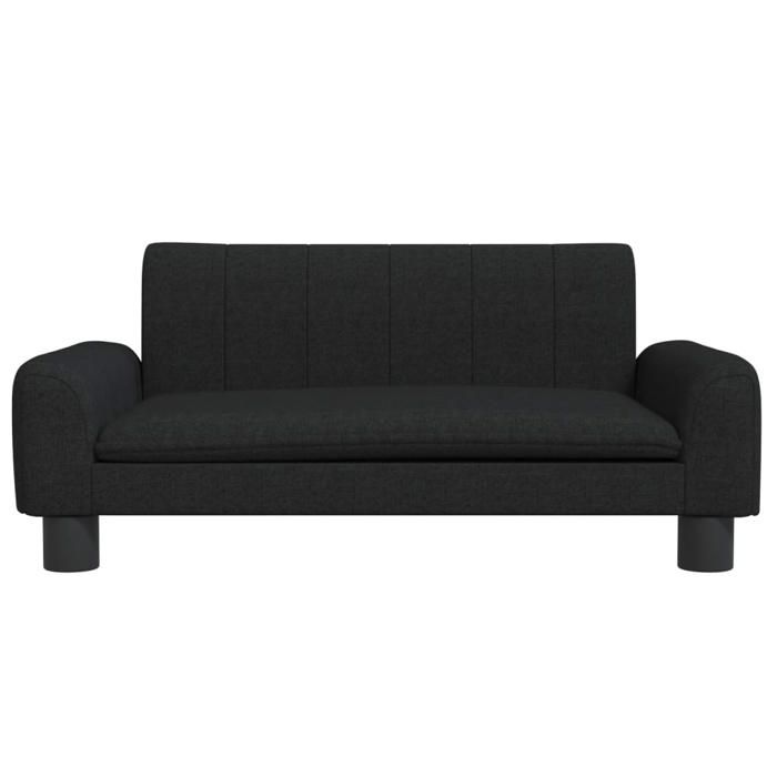 VidaXL Canapé pour enfants noir 70x45x30 cm tissu 3196273
