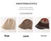 Damen 100% Reines Kaschmir Strickmütze - Lässig, Vielseitig, Einfarbig, Warmes Modeaccessoire