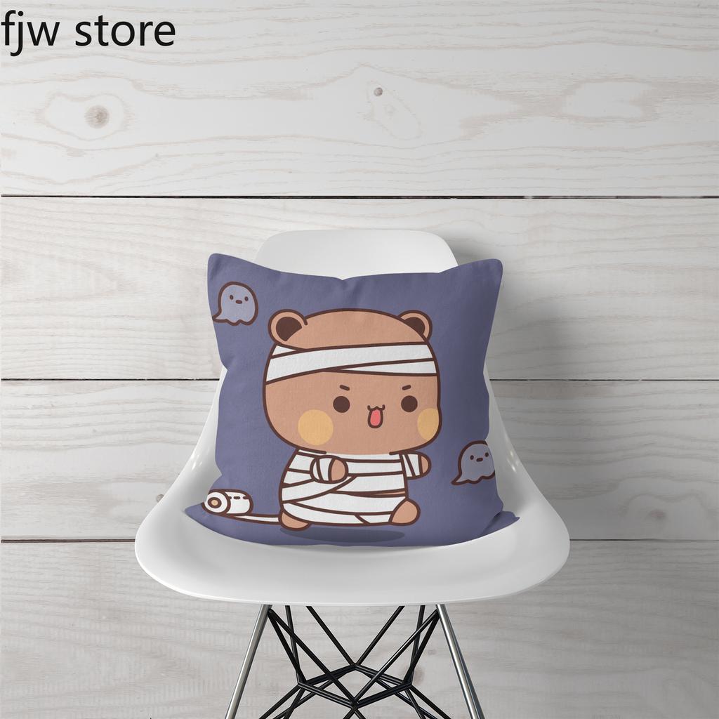 Halloween Decoration Throw Pillow Cover Cute Baby Panda Boob Cushion  Witch Vampire Pumpkin Party  Sofa Home