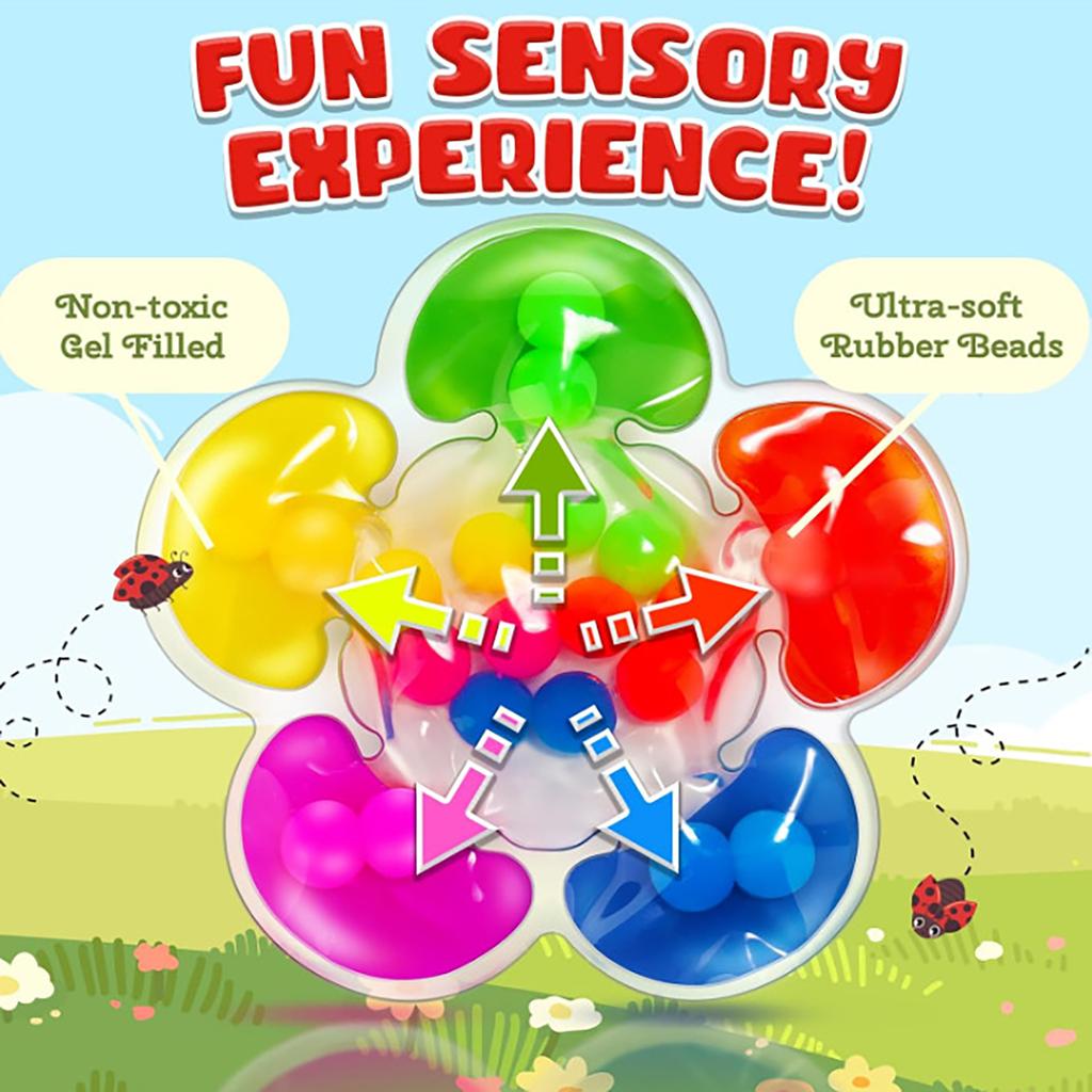 Multipurpose Sensory Color Sorting Game for Toddler Enhances Fine Motor Skills with Preschool Educational Toy