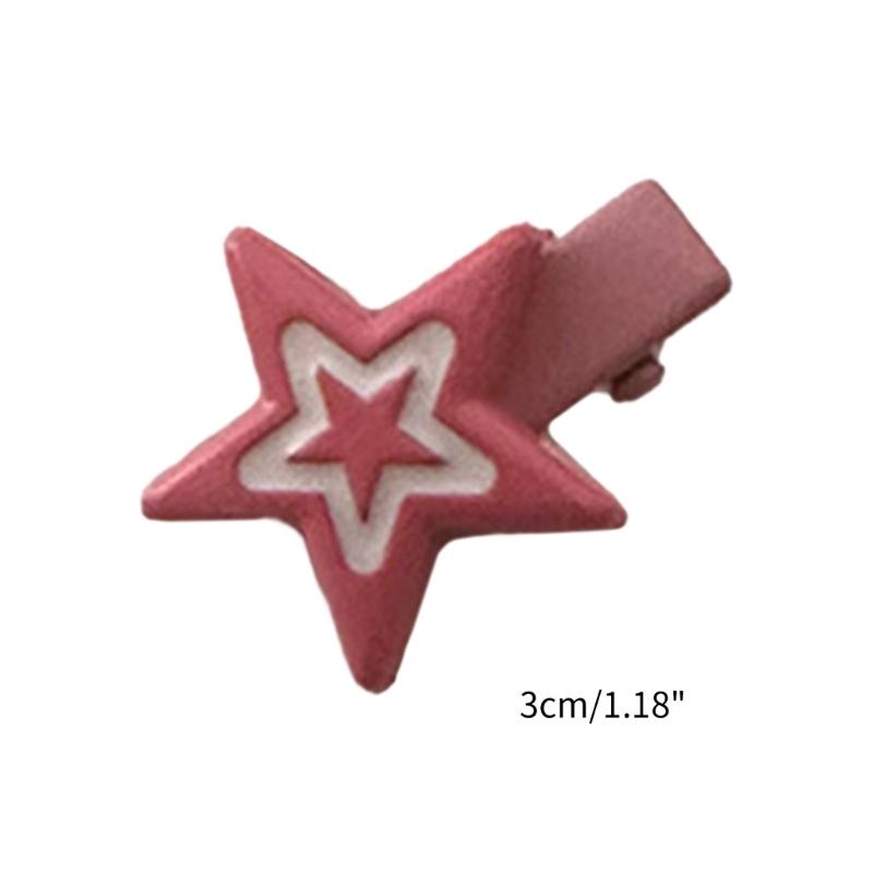 Kinder Süße Stern Herz Verzierung Haarspangen Hübsche Süße Haarnadeln für Damen Mädchen Kinder Haarschmuck Schmuck Geschenk