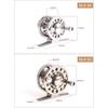 Aluminium Fly Fishing Reel 40# 50# 60# Left/Right Hand Interchangeable CNC Machine Fly Ice Fishing Wheel for Winter Fisherman 260319
