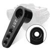 Aluminum Alloy RC Steering Servo Half Arm Horn 28.5mm 25T for HSP 110 Truck (Black)