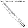 Magnetic Spark Plug Socket Key Wrench Adapter Swivel Long Extension Install Replace Repair Kit Torque Remove Removal Gap Tool