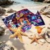 Personalisierter Strandtuch mit individuellem Namen für Five Nights at Freddy's, für Reise Camping Strandparty Heimdekoration, Geburtstagsgeschenk für Familie & Freunde