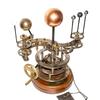 Antikes Vintage Messing Orrery Sonnensystem Sonne Erde Mond Sumpf mit Holzsockel