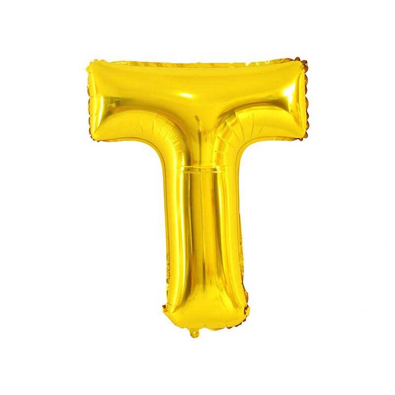 32-Zoll Goldene Alphabet-Folienballons