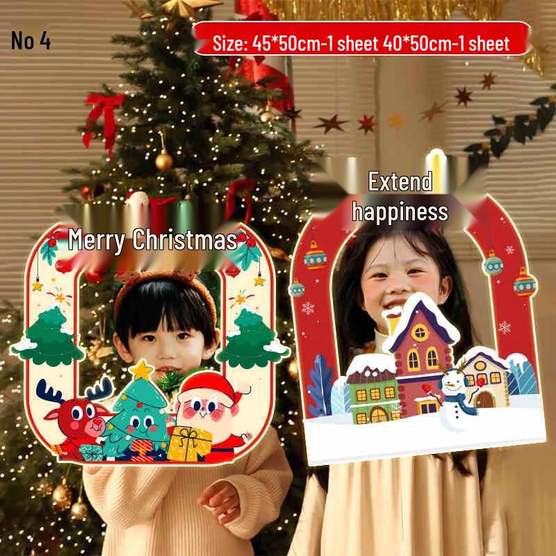 Christmas Handheld Photo Booth Prop Set