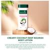 Biotique Creamy Coconut Body Lotion 180ml For Dry Skin, Deep Nourish & Repair, 100% Botanical Extracts, Moisturizing Hydration