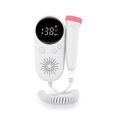 Doppler Portable Family Pregnant Monitor Fetal for Pregnant Women Doppler Home Sonar Detector Baby Fetal Heart Rate Detector LCD