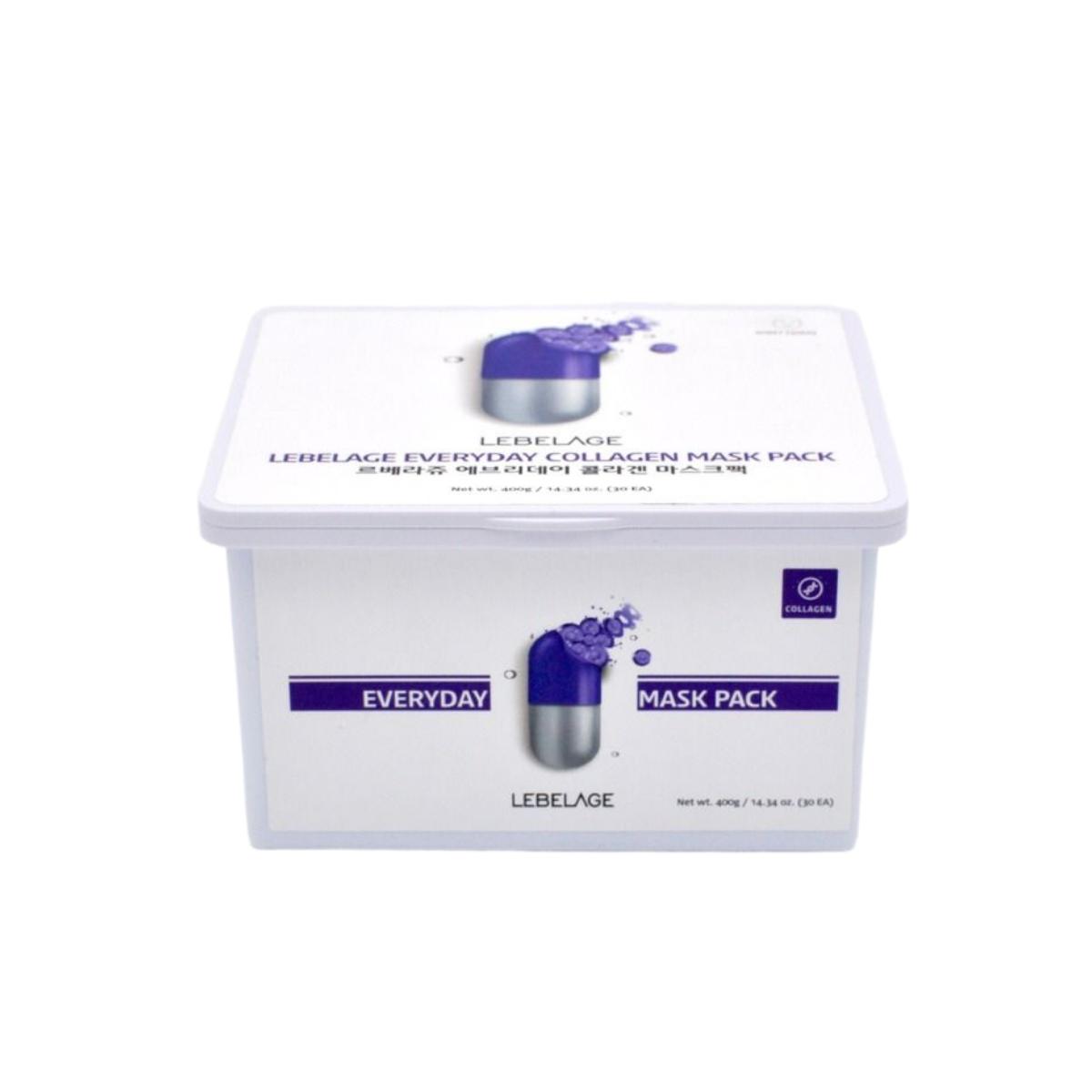 Lebelage Everyday Collagen Mask Pack Firming & Hydrating (30 Sheets) 400g
