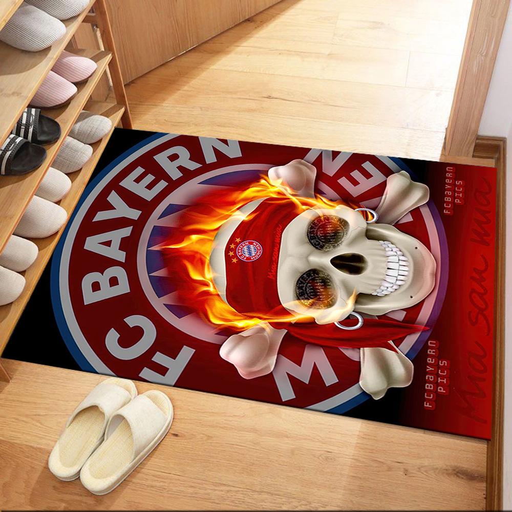 Bayern Munich Carpet Suitable for Foyer Living Rooms Playrooms Dormitory Antislip Carpet Decorate Offices Perfect Birthday/Christmas Gift Idea