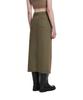 TRUNK PROJECT Denim Maxi Skirt_Khaki