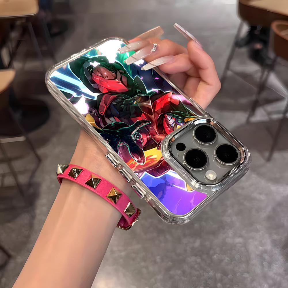 

Anime G-Gurren Lagann Phone Case For IPhone 17 Air 16 15 14 13 12 11 Pro Pro Max Plus Transparent Soft Cover iPhone 12 Pro