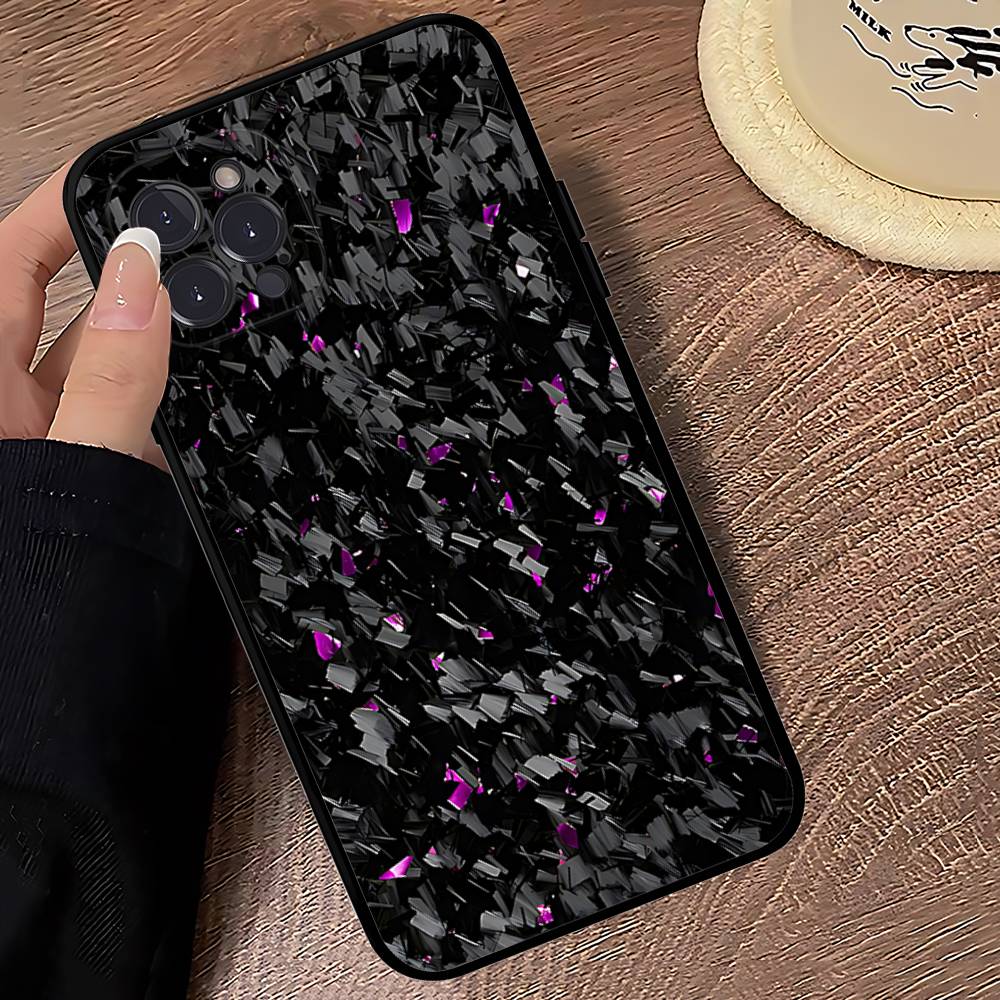 

Чохол для телефону з вуглецевого волокна для iPhone 17 Air 16 15 14 13 12 11 Pro Max 16 15 14 Plus М який силіконовий чохол iPhone 17
