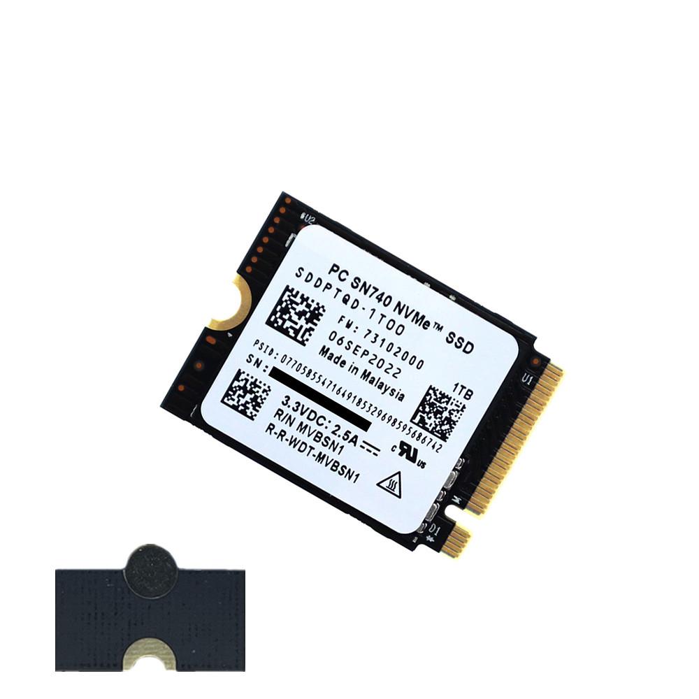 1T M.2 2230 2242 SSD NVMe PCIe4x4 PC SN740 For Steam Deck ASUS ROG Flow X Laptop