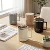 304 Stainless Steel Thermal Coffee Mug with Handle & Lid Leakproof Insulated Travel Tumbler Portable Thermos Cup for Office Home
