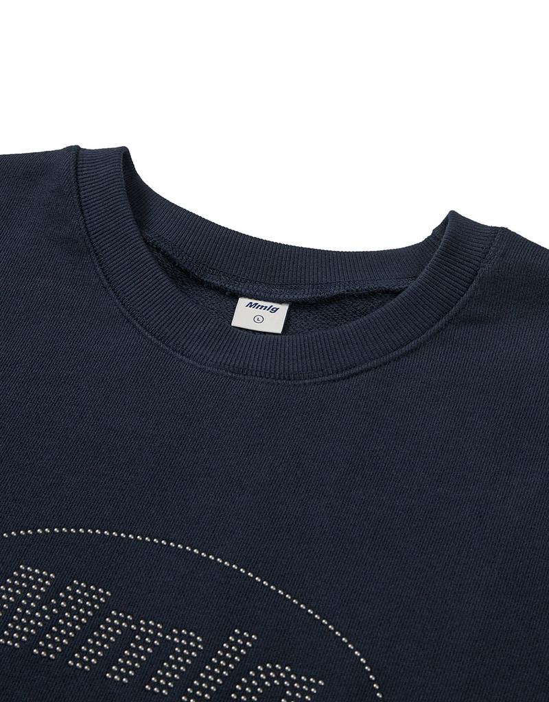 MMLG [Mmlg] Color Button Sweat (Authentic Navy)