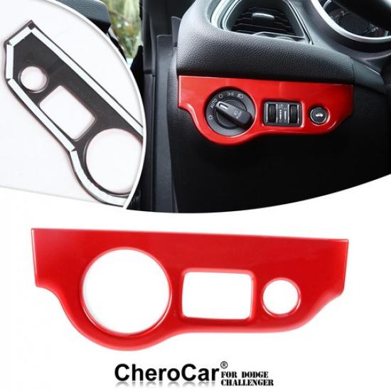 ??Red Car Decorative Trim Molding Frame Bezels Cover Kit For Dodge Charger 2010+