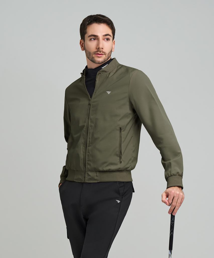 Downblow Men'S Sports Blouson Windbreaker Color Block Jumper Dbt 1860M