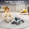 SIMREX Robot Dog RC Stunt Car Toys - Gesture Sensing Remote Control Car with Mecanum Wheels, LED Eyes, 3 Sound Effects, Birthday Gift for Kids Boys