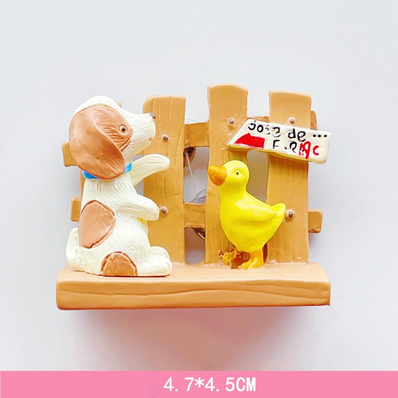 Kawaii Korean Style Dog Fridge Magnets Wedding Gifts Home Decor Fridge Stickers Children Toys Festival Gifts Blackboard Stickers