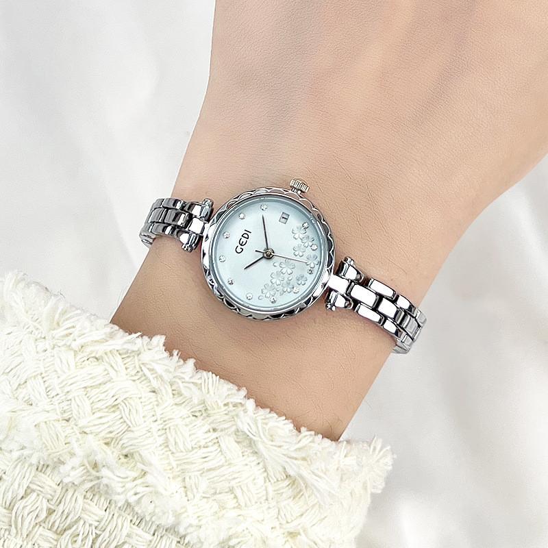 Gadji Damen Elegante Legierung Quarz Uhr Mit Wasserdichter Funktion Für Formelle Kleidung