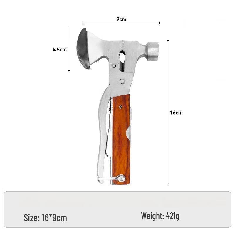 OEING Multi-functional Survival Axe Hammer One Size