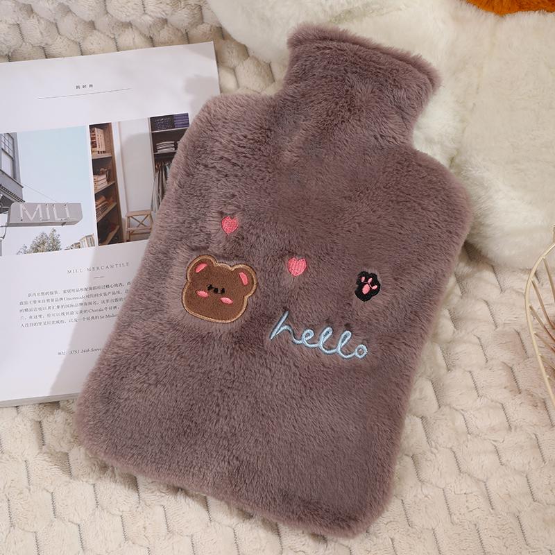 Large Hot Water Bottle - Versatile Hand Warmer & Belly Heat Pack with Water Injection