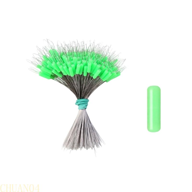 A1A2 300Pcs Silicone Fishing Oval/Cylinder Float Stop Stoppers Fishing Float Fishing Bobbers Fishing Tackle Accessories