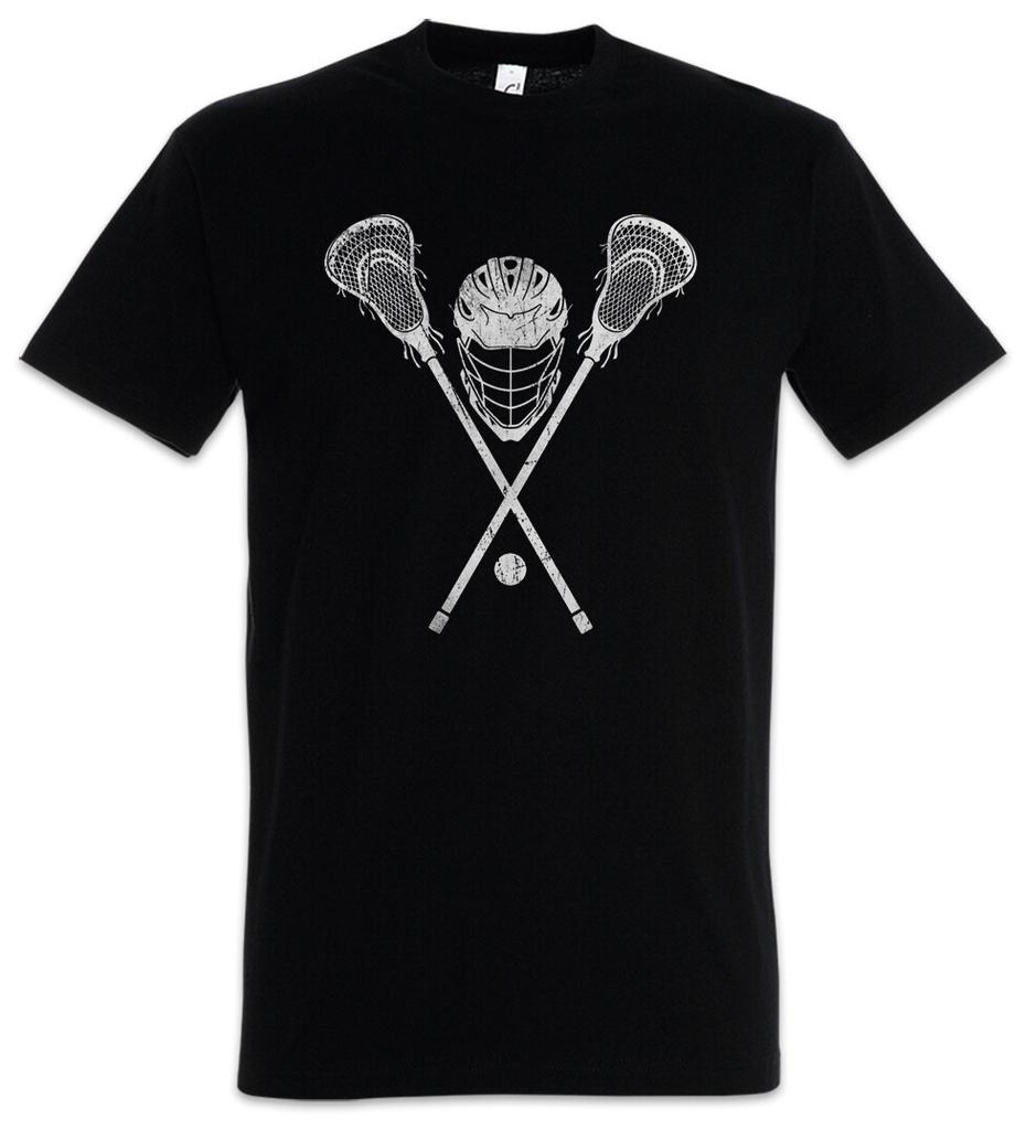 Lacrosse Ausrüstung T-Shirt Herren Damen T-Shirts Top Spieler Leidenschaft Liebe Sucht Ball Lacrosse Schläger