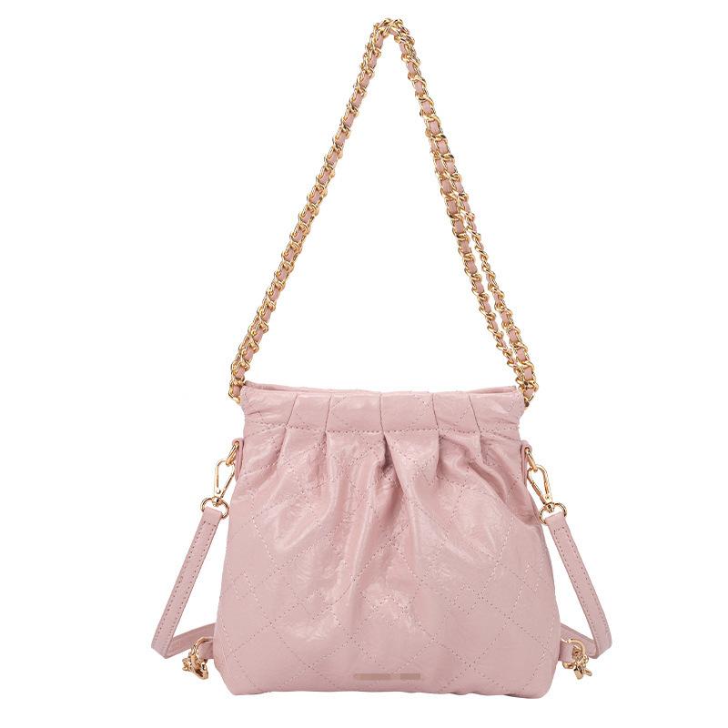 Сумка-рюкзак, Нишевый новый рюкзак, Сумка через плечо с цепочкой, Модный и универсальный рюкзак для женщин