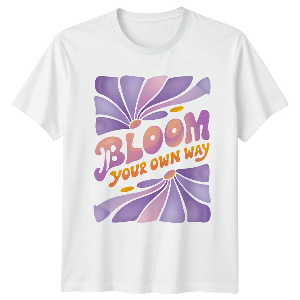 Bloom Your Own Way Floral Boho Nature TShirt S