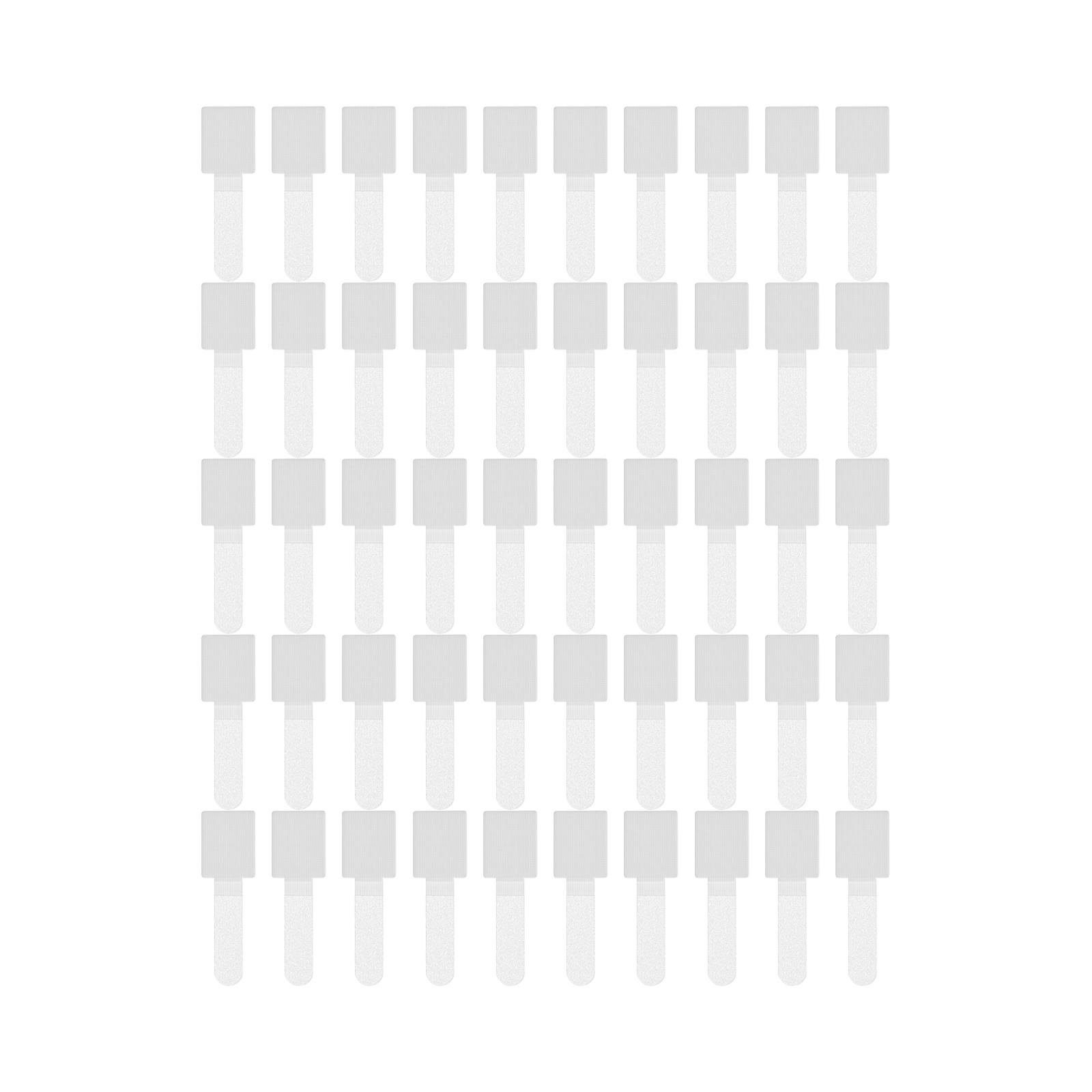 

Самоклеючий ремінець для організації кабелів під столом One Size білий