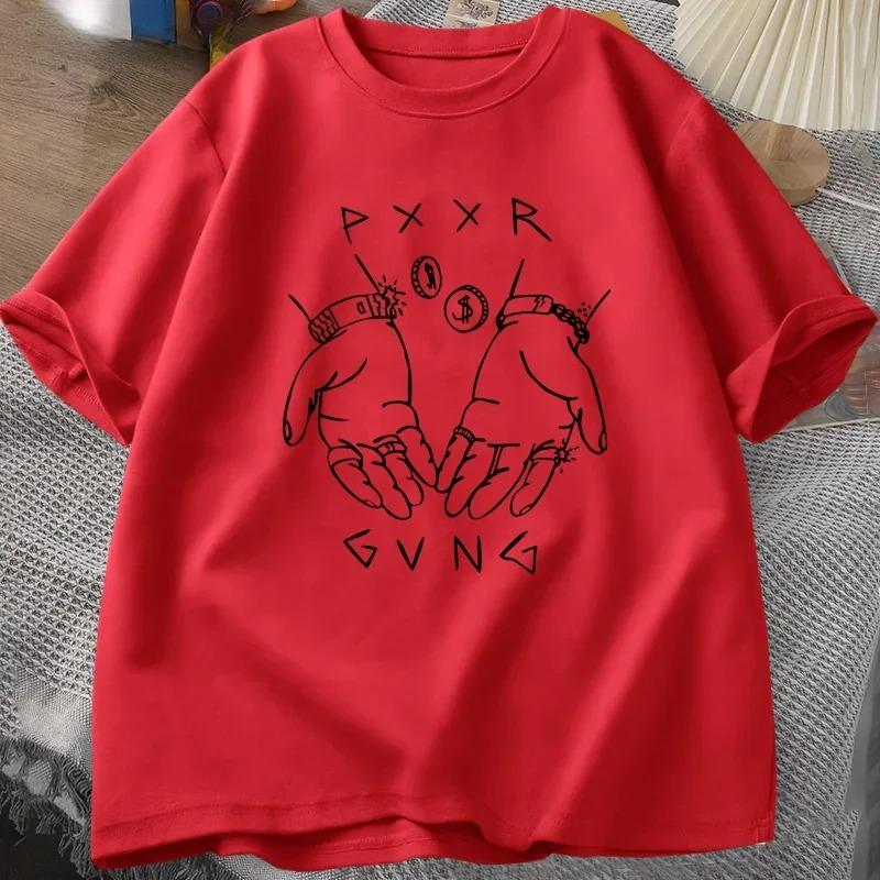 

Pxxr Gvng The White Family Tshirts O Neck Tshirt Women Unisex Short Sleeve Tee Shirt Summer Graphic Tees Streetwear 3XL